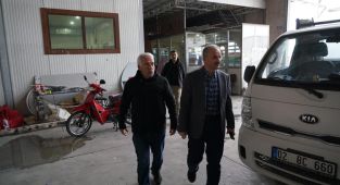 Başkan Kılınç Mercan Reklam’ı ziyaret etti