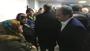 Başkan Kılınç, Milletvekili Aydın ve İl Başkanı Dağtekin’le Deprem Bölgesinde