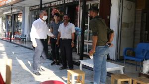 Başkan Kılınç, Sakarya Caddesi esnafını ziyaret etti