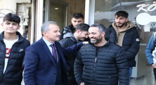 Başkan Kılınç, Sanat Sokağı esnafıyla bir araya geldi