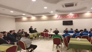 Başkan Kılınç’tan, Kahta 02 Spor’a moral ziyareti
