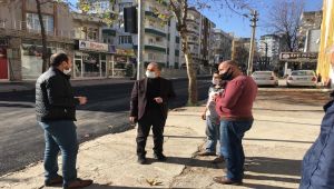 Başkan Kılınç’tan, kısıtlama günlerinde çalışan personele ve esnafa ziyaret