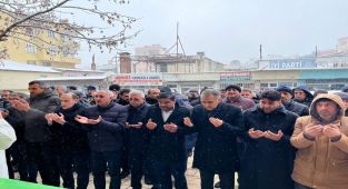Başkan Korkmaz'ın babasına son görev