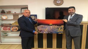 Başkan Mente'den , Ankara Yenimahalle SHM Müdürü Öztürk'e ziyaret