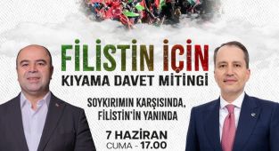 Başkan Nihat Çiftçi'den Filistin mitingine davet
