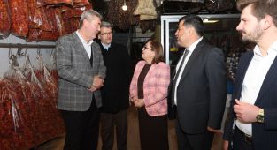 Başkan Şahin GATEM esnafıyla bir araya geldi