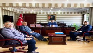 Başkan Sarıaltun'dan Kaymakam Ayrancı’ya tebrik ziyareti