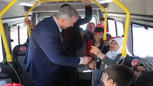 Başkan Turanlı: Toplu taşıma araçlarımız ücretsiz hizmet verecektir