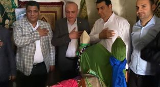 Başkan Umut Yılmaz canlarla bir araya geldi