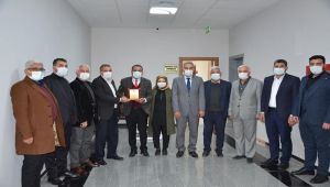Başkan Yeni ve yönetim kurulundan Erdoğan'a ziyaret