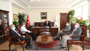 Başkan Yıldırım’dan Vali Çuhadar’a ziyaret