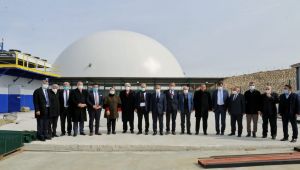 Belediye başkanları katı atık depolama tesisini inceledi