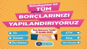Belediyeye olan borçların yapılandırılmasında büyük kolaylık