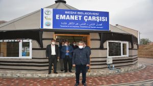 Besni Belediyesi tarafından 'Emanet Çarşısı' kuruldu