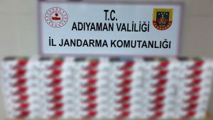 Besni'de 198 karton makaron ele geçirildi