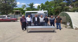 Besni'de çiftçilere sıvat dağıtıldı
