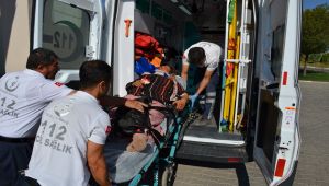 Besni’de Otomobil Devrildi: 2 Yaralı