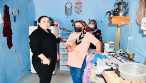 Besni’de yaşlıların evleri pırıl pırıl