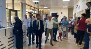 Besni Kaymakamı Aslan’dan Devlet Hastanesine ziyaret
