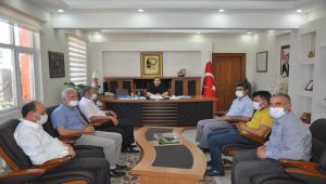 Besni STK temsilcilerinden Kaymakam Demir'e ziyaret