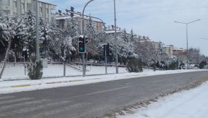 Besni'ye mevsimin ilk karı düştü