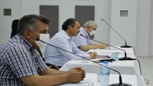 Birim müdürleriyle istişare toplantısı gerçekleştirdi