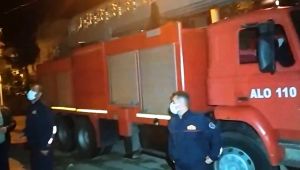 Bodrumda çıkan yangın korku ve paniğe neden oldu
