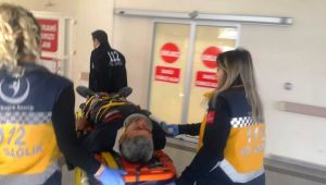 Buğday Torbalarının Altında Kalan İşçi Yaralandı