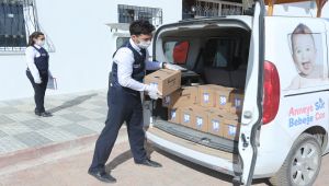 Büyükşehir anneye süt, bebeğe can dedi