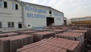 Büyükşehir, artık kilitli parke taşını da kendisi üretecek