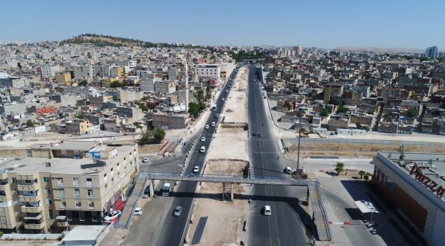 Büyükşehir Viyadüğün Yapımına Başladı