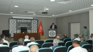 Çelikhan'da, Köylere Hizmet Götürme Birliğinin değerlendirme toplantısı
