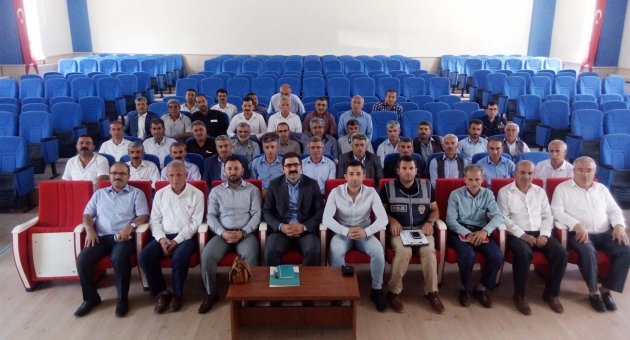 Çelikhan’da Mahalle Ve Köy Muhtarları Hizmet İçi Eğiteme Tutuldu