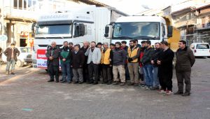 Çelikhan’dan İdlip'e 3 TIR Yardım Malzemesi