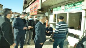 Çelikhan Kaymakamı Uçar'dan Kovid-19 denetimi