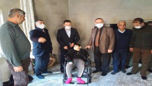 Çelikhan Müftülüğü’nden küçük Semanur'a tekerlekli sandalye