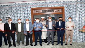 Çelikhan Yeşilova Köyü Camii dualarla ibadete açıldı