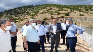 Çelikhan Yeşiltepe Baraj Göleti 800 dekar araziyi sulayacak