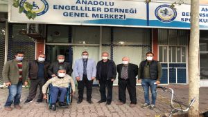 CHP’lilerden engellilere anlamlı ziyaret