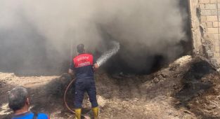Çırçır fabrikasında korkutan yangın