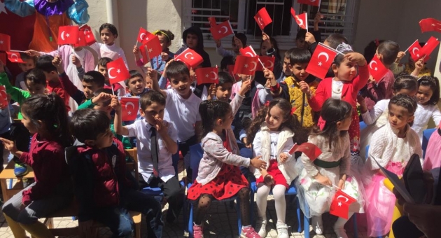 Çocuklar Kendi Bayramlarında Gönüllerince Eğlendi