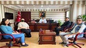 Dayıoğlu'dan Kaymakam Ayrancı'ya tebrik ziyareti