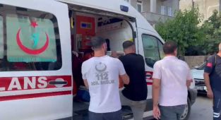 Devrilen motosikletin sürücüsü yaralandı