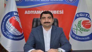 Eğitim Bir-Sen Adıyaman Şube Başkan Vekili Demir: Mesleki çalışmalar online yapılmalıdır