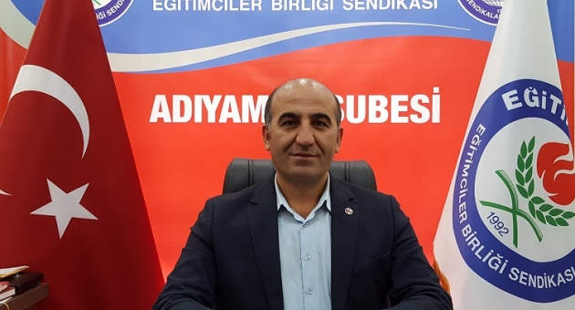 Eğitim-Bir-Sen Adıyaman Şube Başkanı Deniz'den, 24 Temmuz Basın Bayramı Kutlama Mesajı