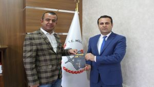 Eğitimci yazar Güzel'den, Kahta İlçe Milli Eğitim Müdürü Tunçmen’e ziyaret