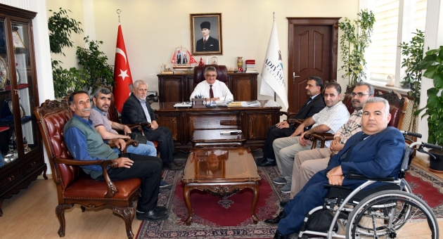 Engelli Dernekleri’nden Vali Aykut Pekmez’e Ziyaret