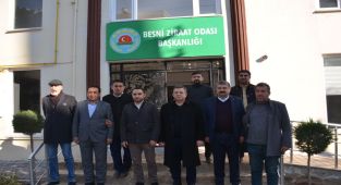 Erdemoğlu ve Kaymakam Partal’dan Ziraat Odasına hayırlı olsun ziyareti