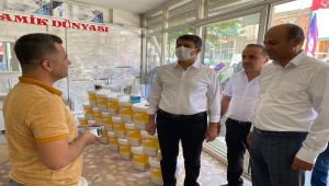 Esnaf anlattı CHP Milletvekili Tutdere dinledi