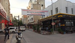 Esnaflardan Başkan Kılınç'a pankartlı teşekkür